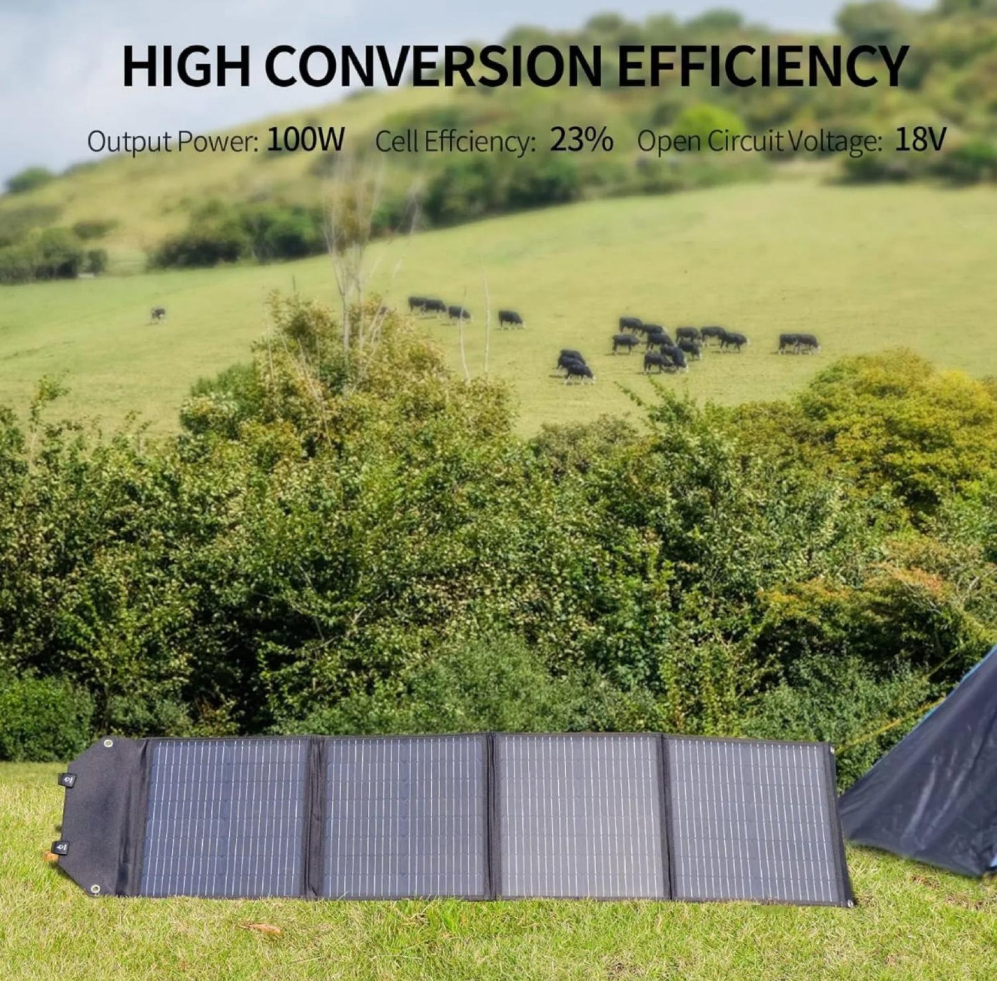 100W Foldable Solar Panels