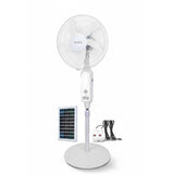 16" Airbro Rechargeable Fans with Bluetooth, Solar Panel