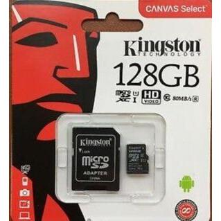 Kingston
KINGSTON 128GB MICRO SD CARD W ADAPTER