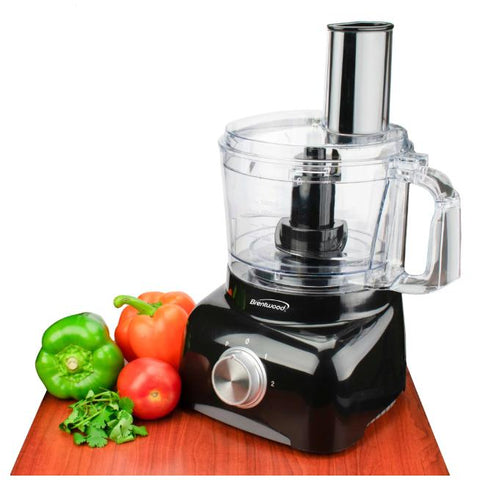 Brentwood 8-Cup Food Processor - Black