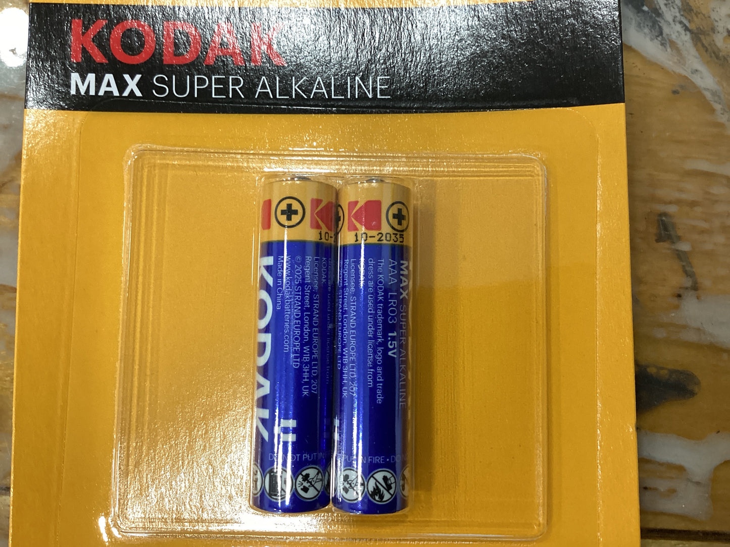 AAA Kodak  Batteries