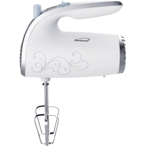 Brentwood 5  Speed Electric Hand Mixer White