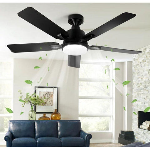 52" - Smart LED Ceiling Fans with Light