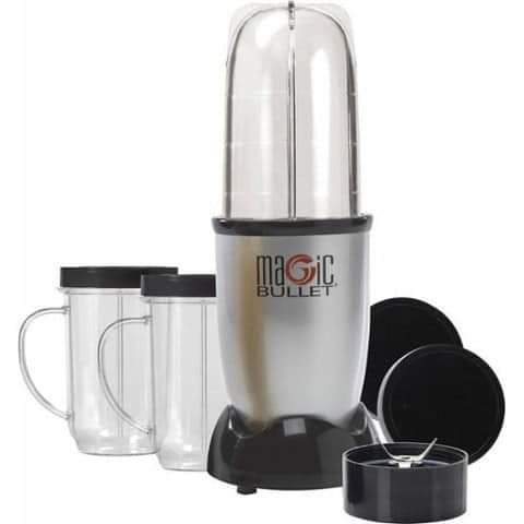 Magic Bullet 11 Piece Personal Blender MBR-1101 – Silver / Black