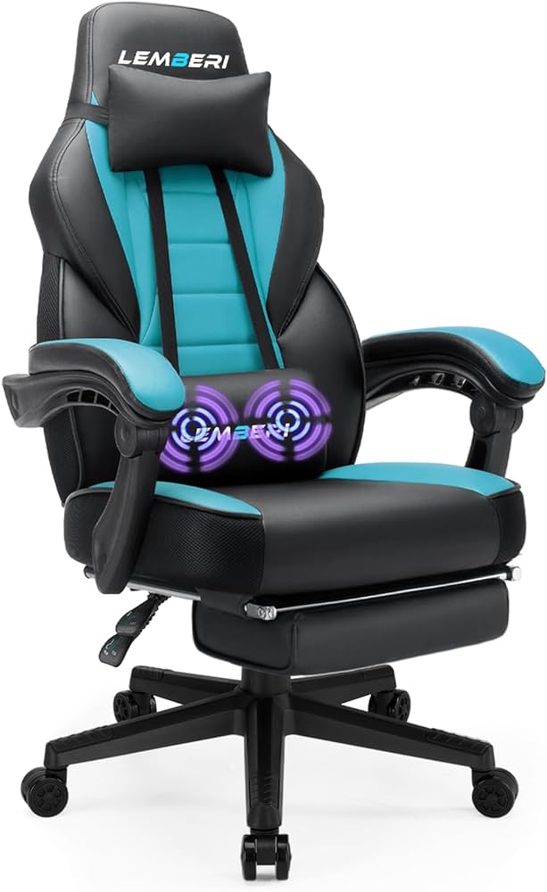 🕹🎮Gaming Chairs Computer Gamer Chair
Ergonomic Video Game Chairs, Racing Style, Big and Tall Chair, 400lb Weight Capacity, for Adults, with Headrest and Lumbar Support, with Footrest.