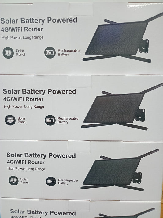 Solar Battery Powered 4G WiFi Router