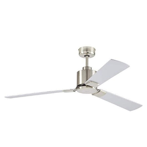 Modern- 43" Rivet Fan Brushed Nickel- (3) Blade