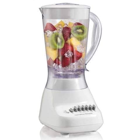 Hamilton Beach

HAMILTON BEACH 50166 BLENDER PLASTIC JAR 10 SPEED WHITE