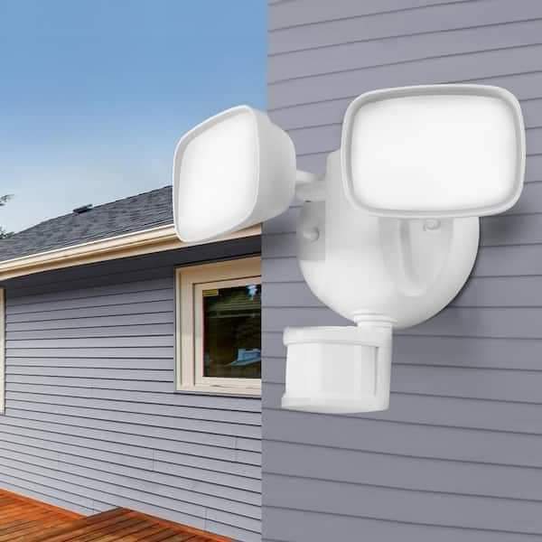 Dual Head Security Motion Sensor/Dusk Till Dawn