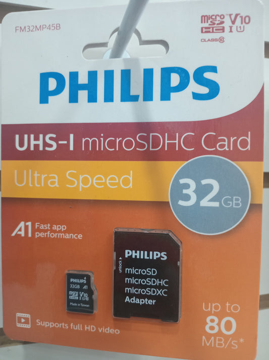 Philips Micro SD Card (32GB)