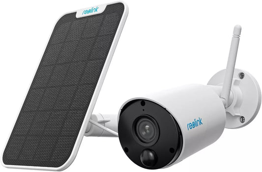 Reolink Security Cameras Outdoor Wireless, No Hub Needed, 3MP Night Vision, Human/Vehicle Detection, Wireless Home Security Camera Works with Alexa, Argus Eco + Solar Panel